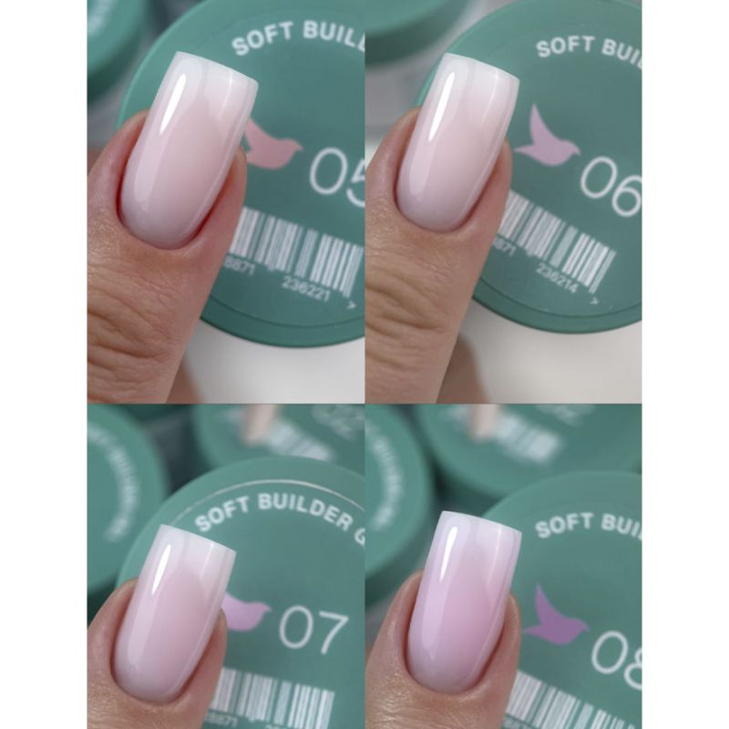 Siller гель для ногтей Soft Builder Gel № 06, 15 мл