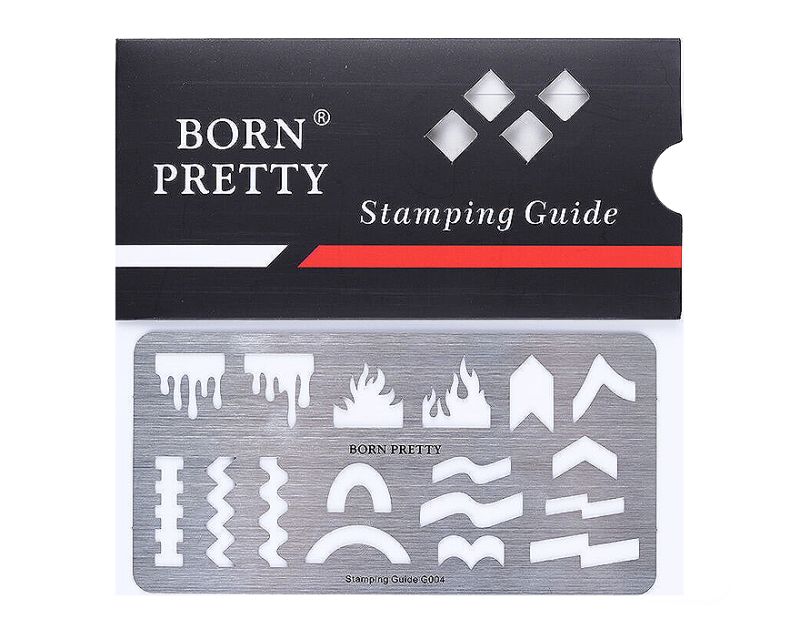 Born Pretty Stamping Stencil Plate Stamping Guide G004