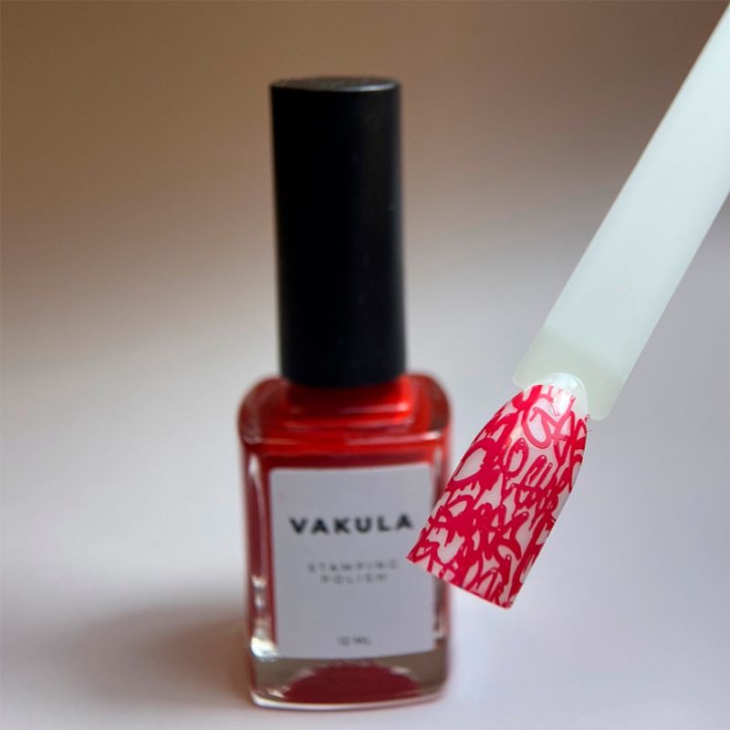 Vakula Nails Stamping varnish No. 05 red