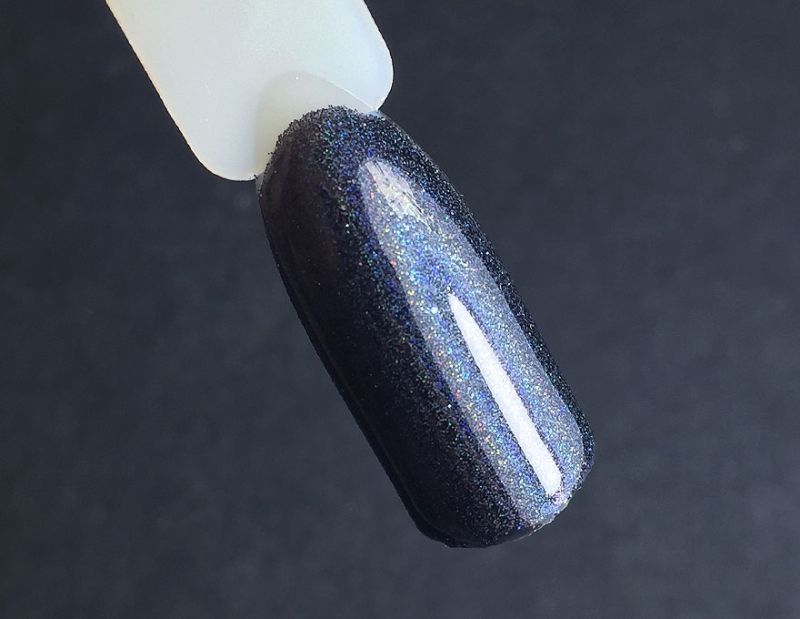 Komilfo spangles 001, size 0.1 mm, (black, hologram), 2.5 g
