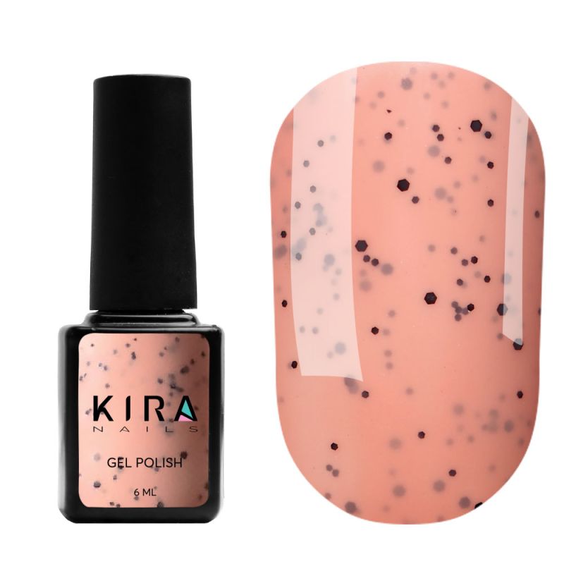 Kira Nails gel varnish Chia Pudding No. 005 Apricot (with crumbs), 6 ml