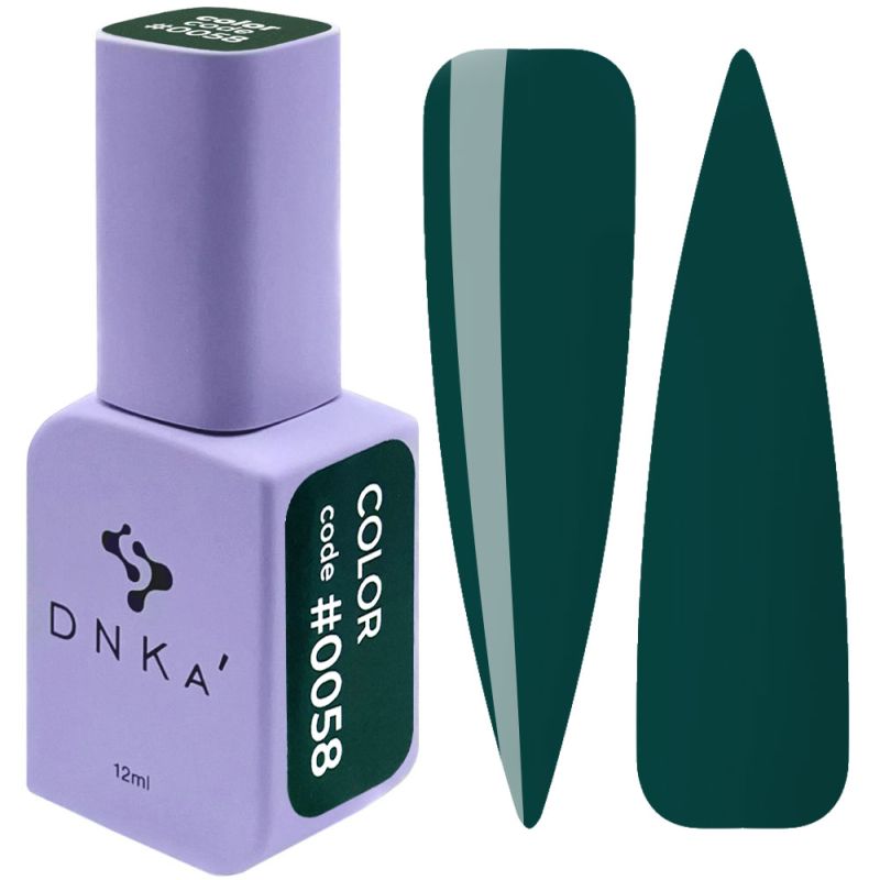 DNKa Гель-лак для нігтів NEW FORMULA 0058, 12 мл