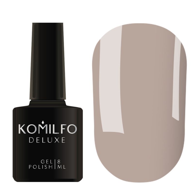 Gel Polish Komilfo Deluxe Series D071 (light graphite, enamel), 8 ml.
