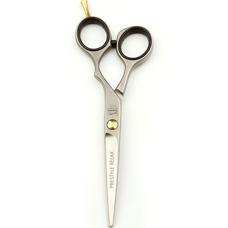 Scissors Jaguar PreStyle Relax Left 5.75 '' straight with micro grooves (for left-handers)