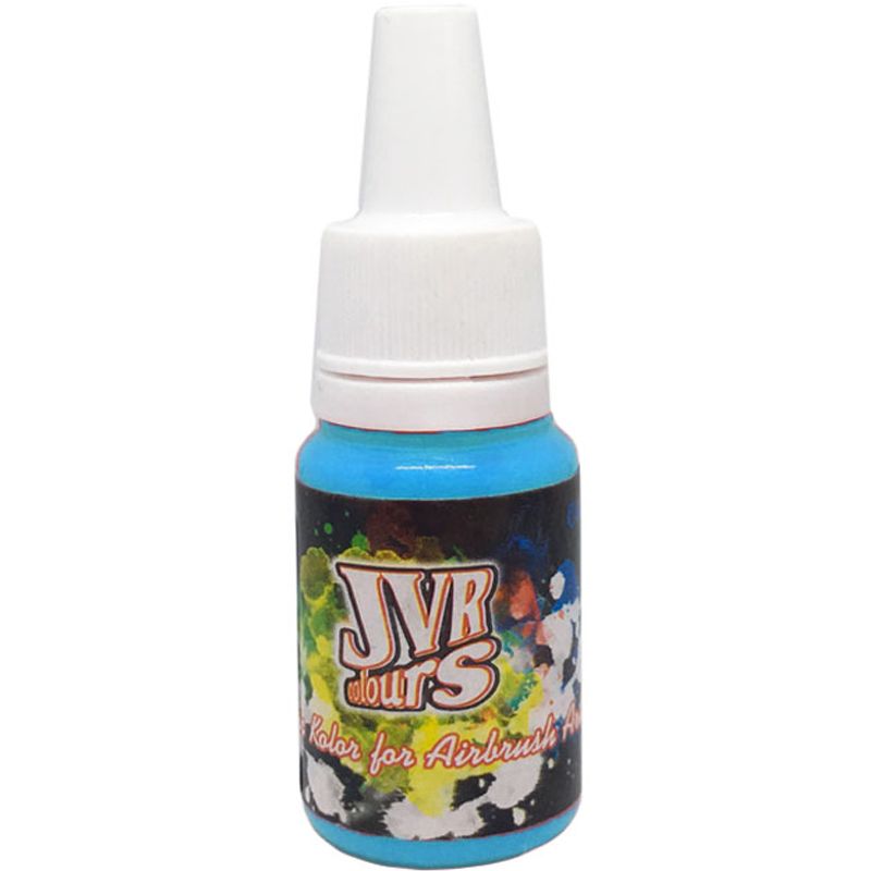 Airbrush paint JVR Revolution Kolor, Opaque Sky Blue No. 126, 10 ml