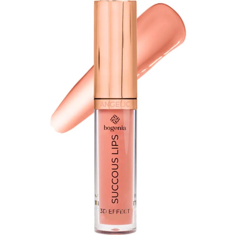 BOGENIA Помада жидкая для губ Succous Lips Angelic 3D effect №06 Urbanity, 5,2 мл