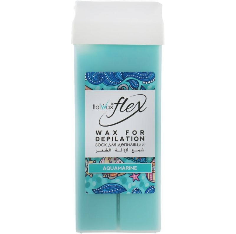 ITALWAX Воск кассетный для депиляции Аквамарин Flex, 100 мл
