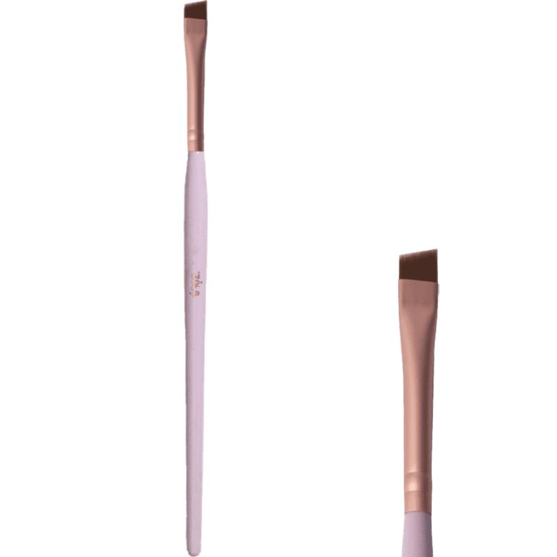 ZOLA Набор Кистей для окрашивания бровей профессиональный MAGIC BROW BRASHES, светло-розовый