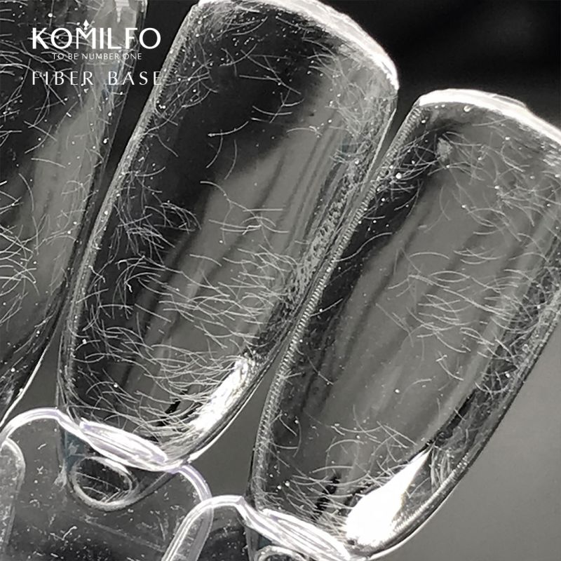 Komilfo Fiber Base - база для ногтей с нейлоновыми волокнами, 8 мл