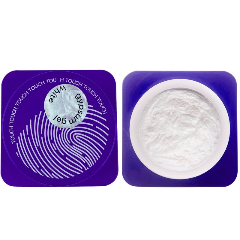Touch гель для 3D дизайна Gypsum Gel white, 5 мл