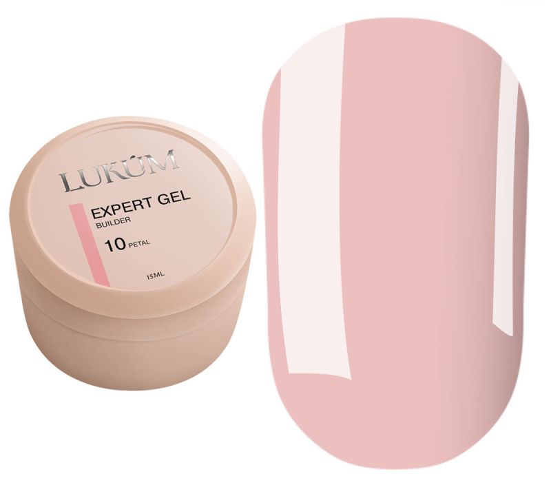 Lukum Гель для ногтей Expert Builder Gel №10, 15 мл
