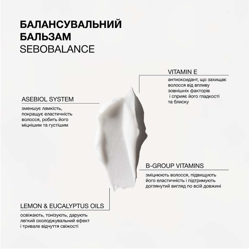 Triology Балансувальний бальзам для волосся схильного до жирності Sebobalance, 200 мл