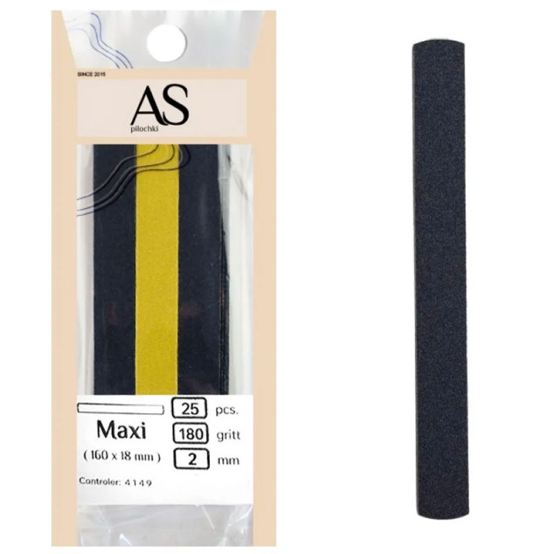 AS Сменный мягкий абразив для MAXI, 180 грит черный (25 шт)