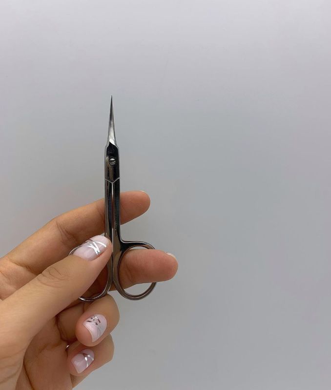 OSTRO professional cuticle scissors, tapered, 21-25 mm