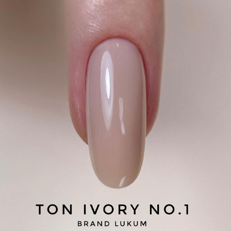 Lukum Гель для ногтей BB Crem Gel №01 Ivory, 15 мл