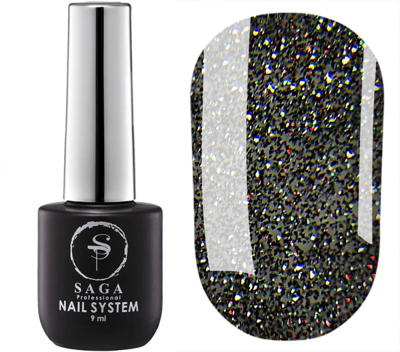 SAGA professional Гель-лак светоотражающий NY DISCO 03, 9 мл