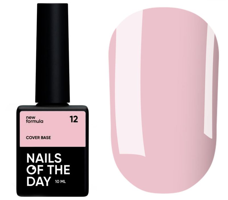 Nails Of The Day Cover base 12 (muted beige-rust), 10 ml