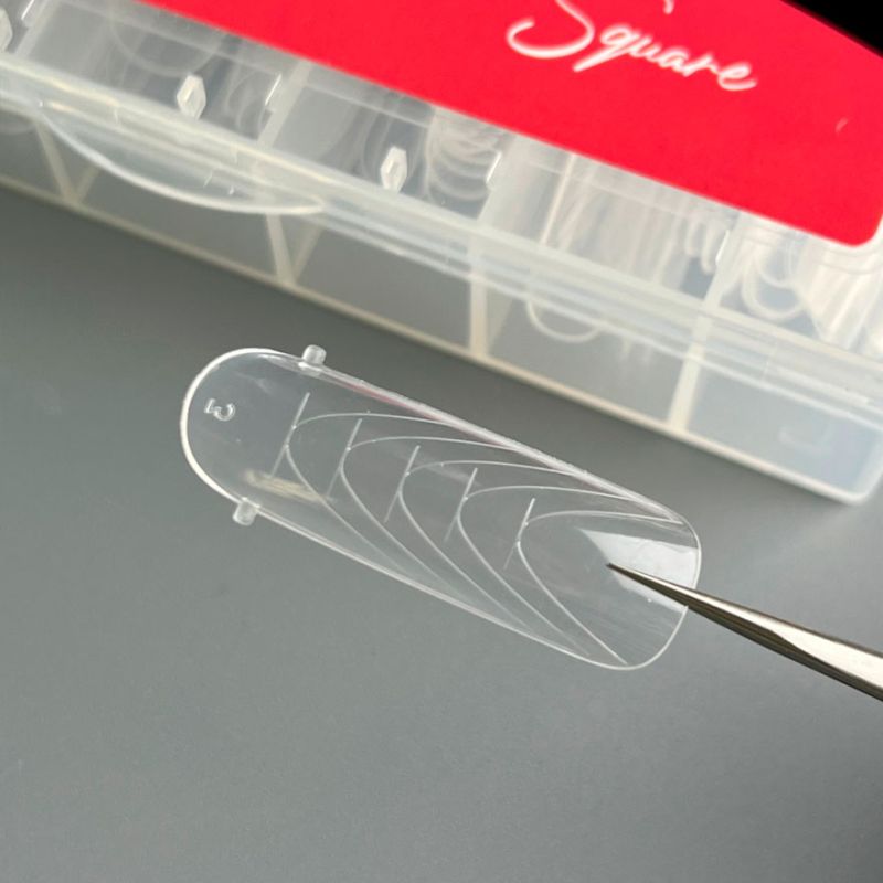 Nails Of The Day Top forms for extensions Dual Form Square 01 (Type 2), 130 pcs