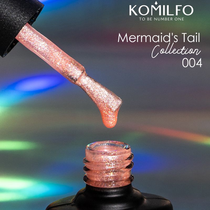 Komilfo Гель-лак Mermaid's Tail 004, 8 мл