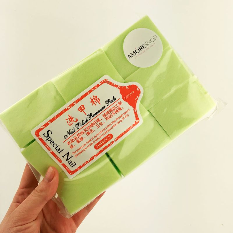 Napkins, lint-free, 585 pcs. (fabric), light green