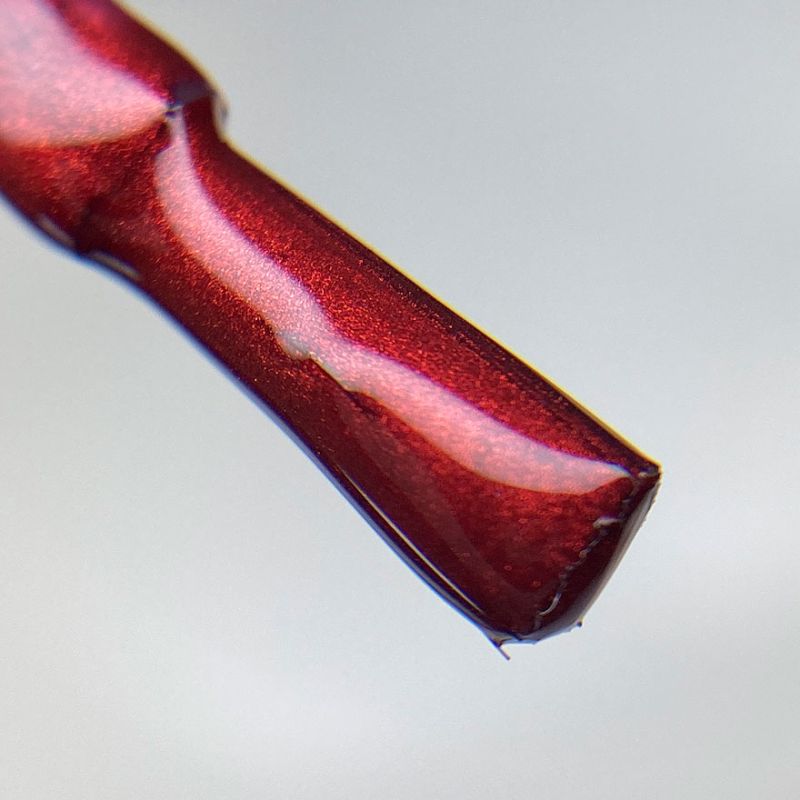 Saga professional gel polish Glow Cat 02 (luxurious red, cat's eye), 9 ml