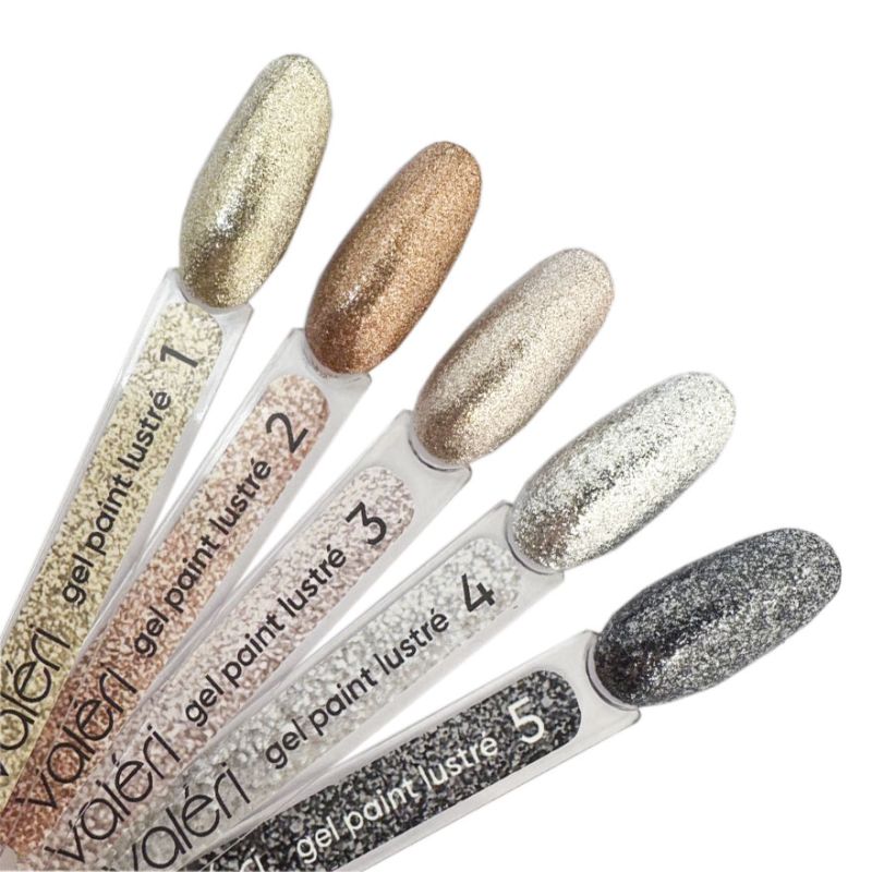 Valeri Гель-фарба із блисткітками Gel Paint Lustre №2, 5 мл