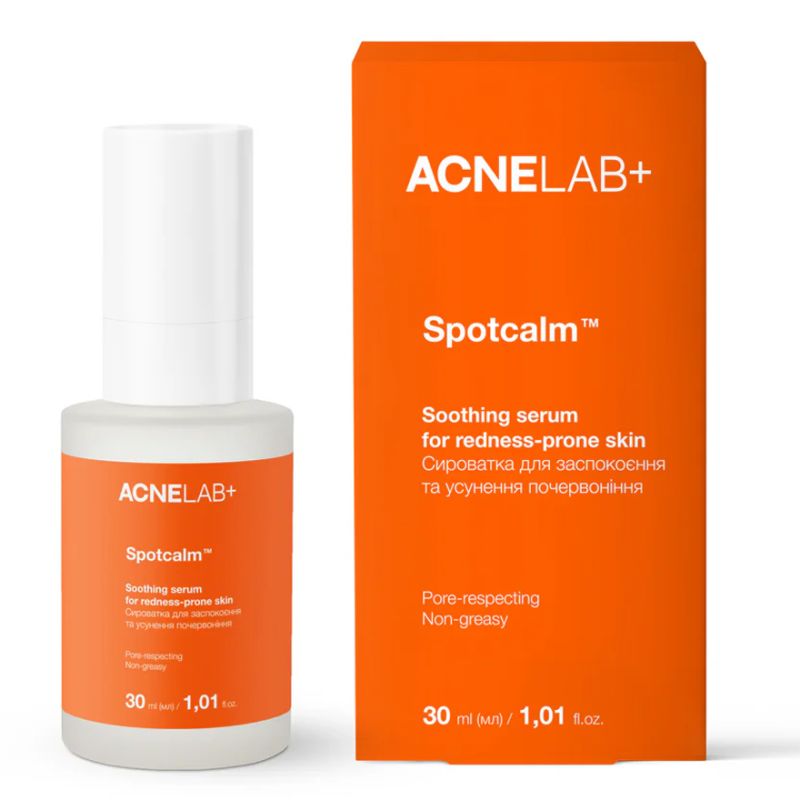 ACNELAB+ Сыворотка для успокоения и устранения красноты Spotcalm Soothing serum for redness-prone skin, 30 мл