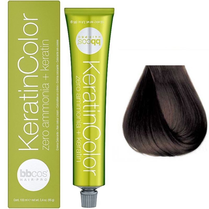 Bbcos Keratin Color Cream hair dye 6/0 dark blond, 100 ml