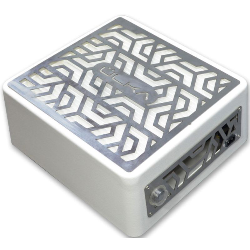 ÜLKA X2F Premium Маникюрная вытяжка из Хеппа фильтром, белая, металлическая решетка