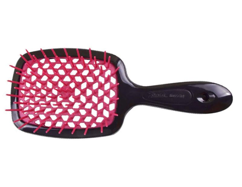 Superbrush - Classic - black with raspberry