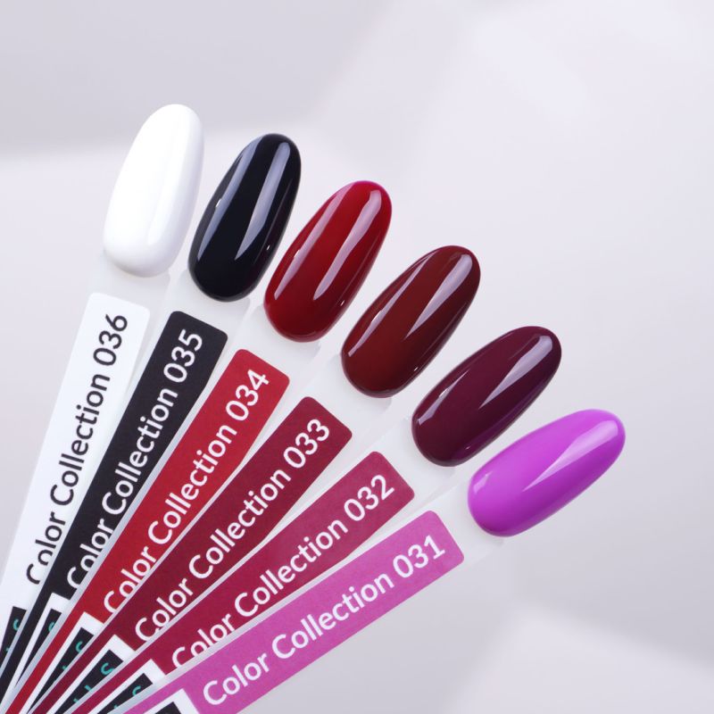 Kira Nails gel-varnish No. 035 (black, enamel), 6 ml