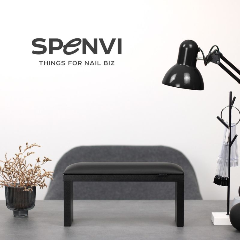 SPENVI Підставка для манікюру на чорних ніжках Black