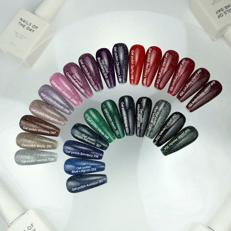 Nails Of The Day гель-лак Gel polish Verde-348, 10 мл