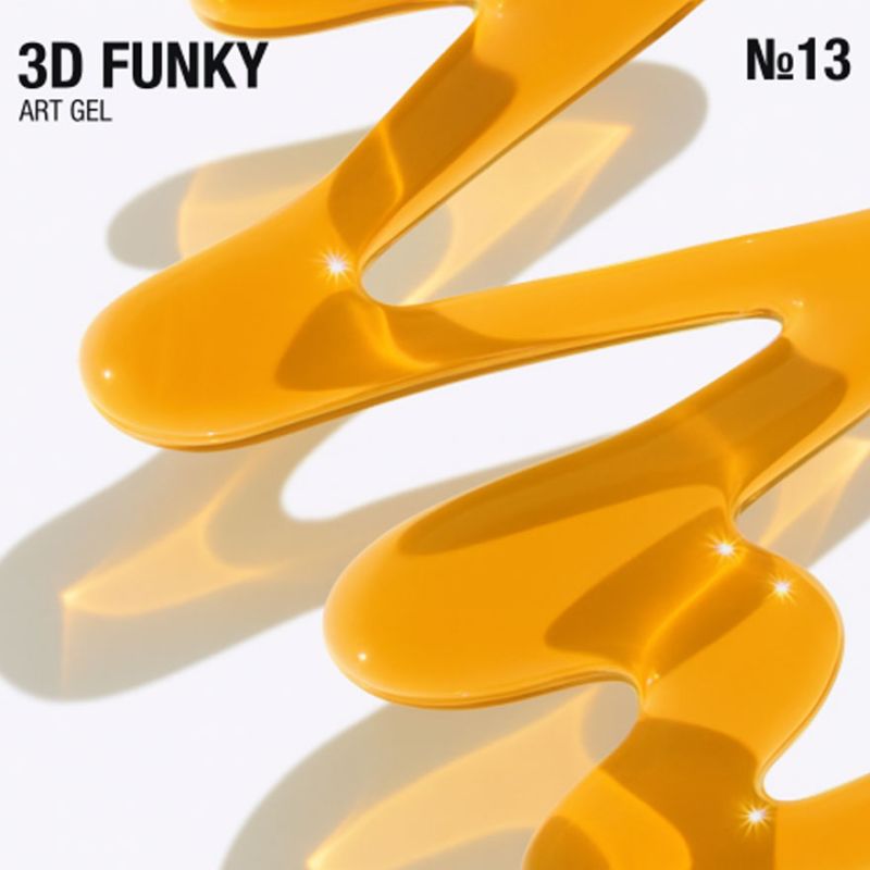 ADORE Professional Gel in a tube for three-dimensional designs 3D Funky Art Gel No. 01, 15 ml